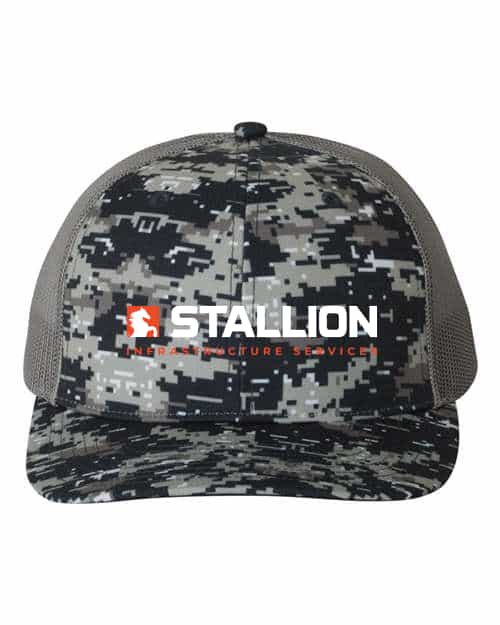 Richardson Patterned Snapback Trucker Cap 112P