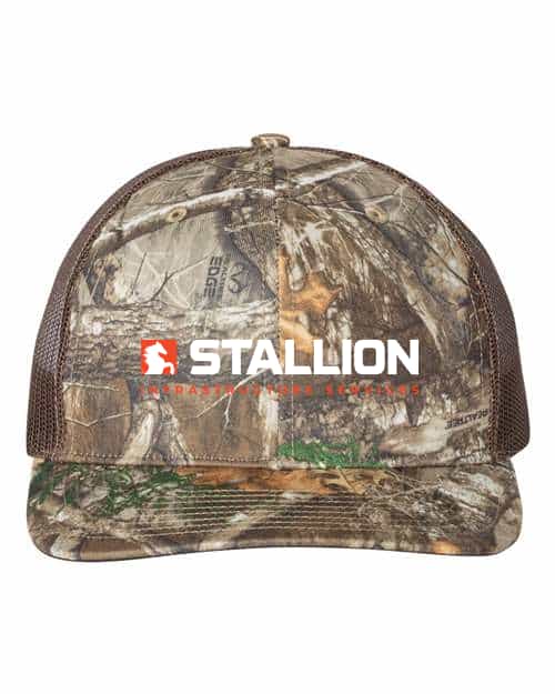 Richardson Patterned Snapback Trucker Cap 112P