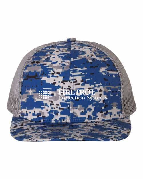 Richardson Patterned Snapback Trucker Cap 112P
