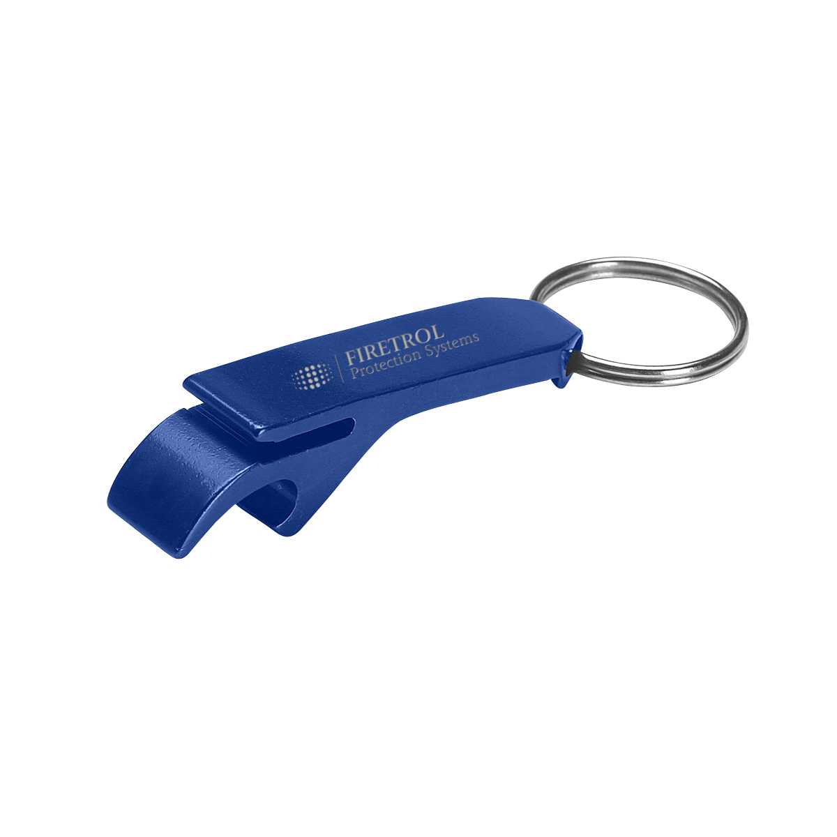 ALUMINUM BOTTLE/CAN OPENER KEY RING 2064