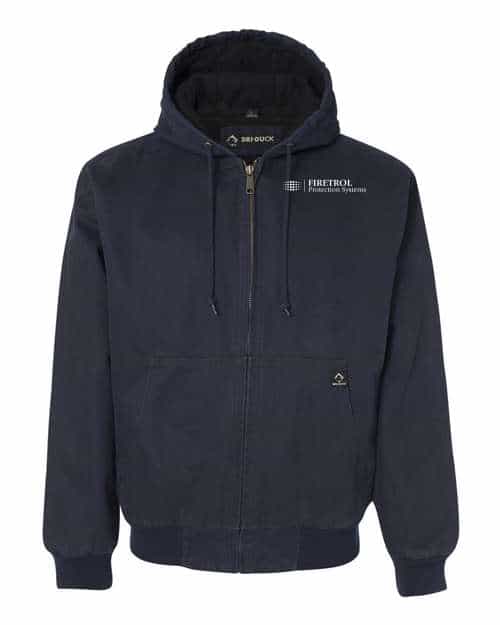 DRI DUCK Cheyenne Boulder Cloth™ Hooded Jacket with Tricot Quilt Lining Tall Sizes 5020T