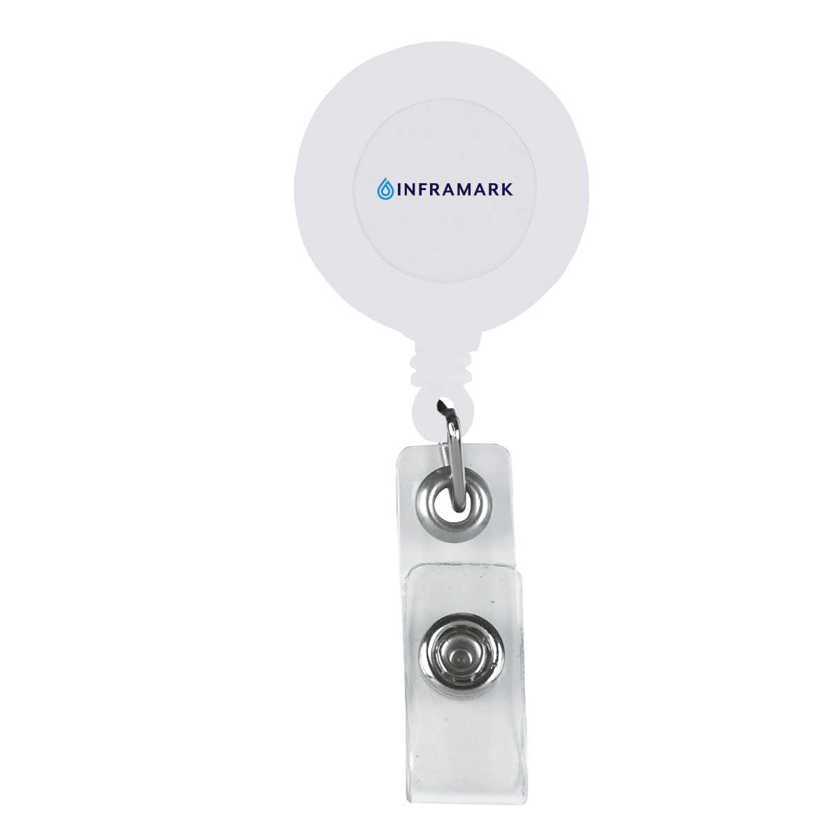 RETRACTABLE BADGE HOLDER WITH LAMINATED LABEL 65