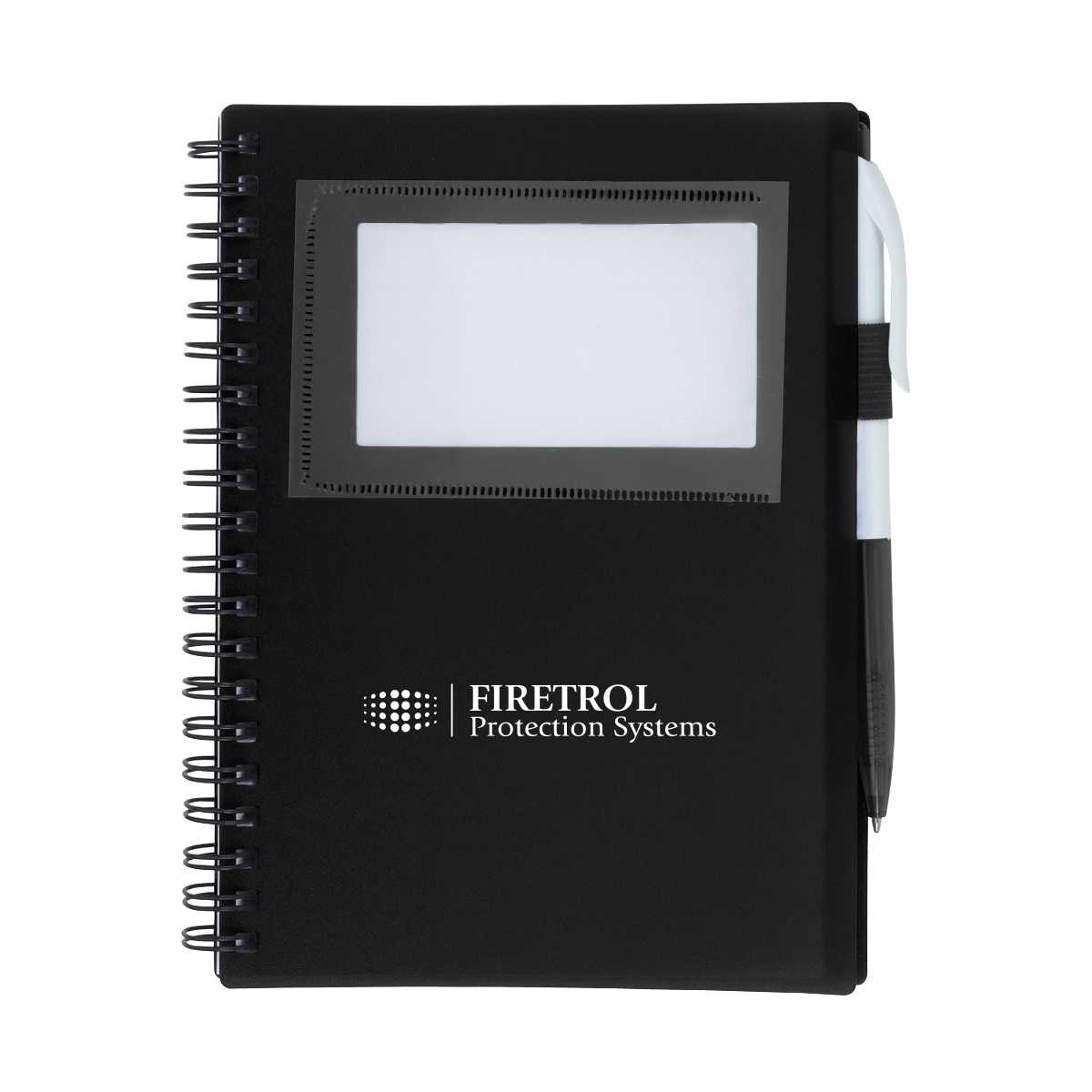 SPIRAL NOTEBOOK WITH ID WINDOW 6920