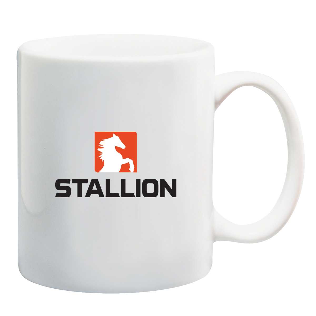 11 OZ. WHITE CERAMIC MUG 7124