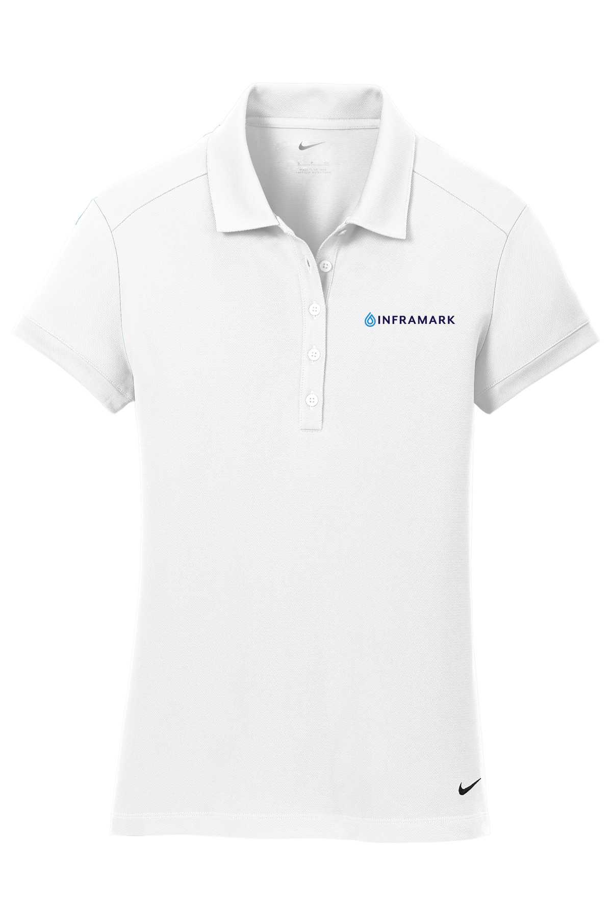 Nike Ladies Dri-FIT Solid Icon Pique Modern Fit Polo.  746100