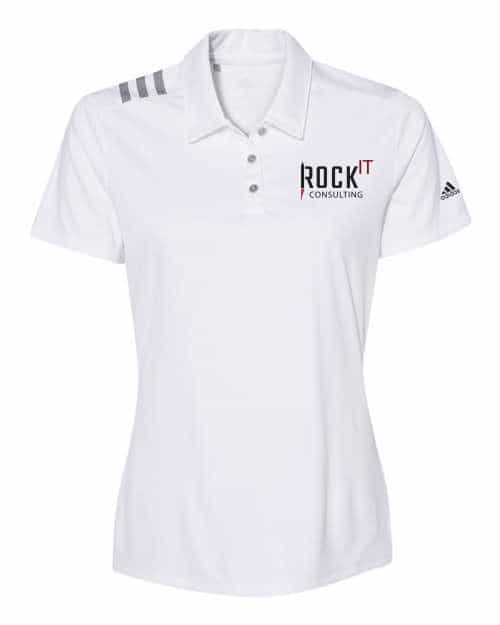 Adidas Adidas Women's 3-Stripes Shoulder Polo A325