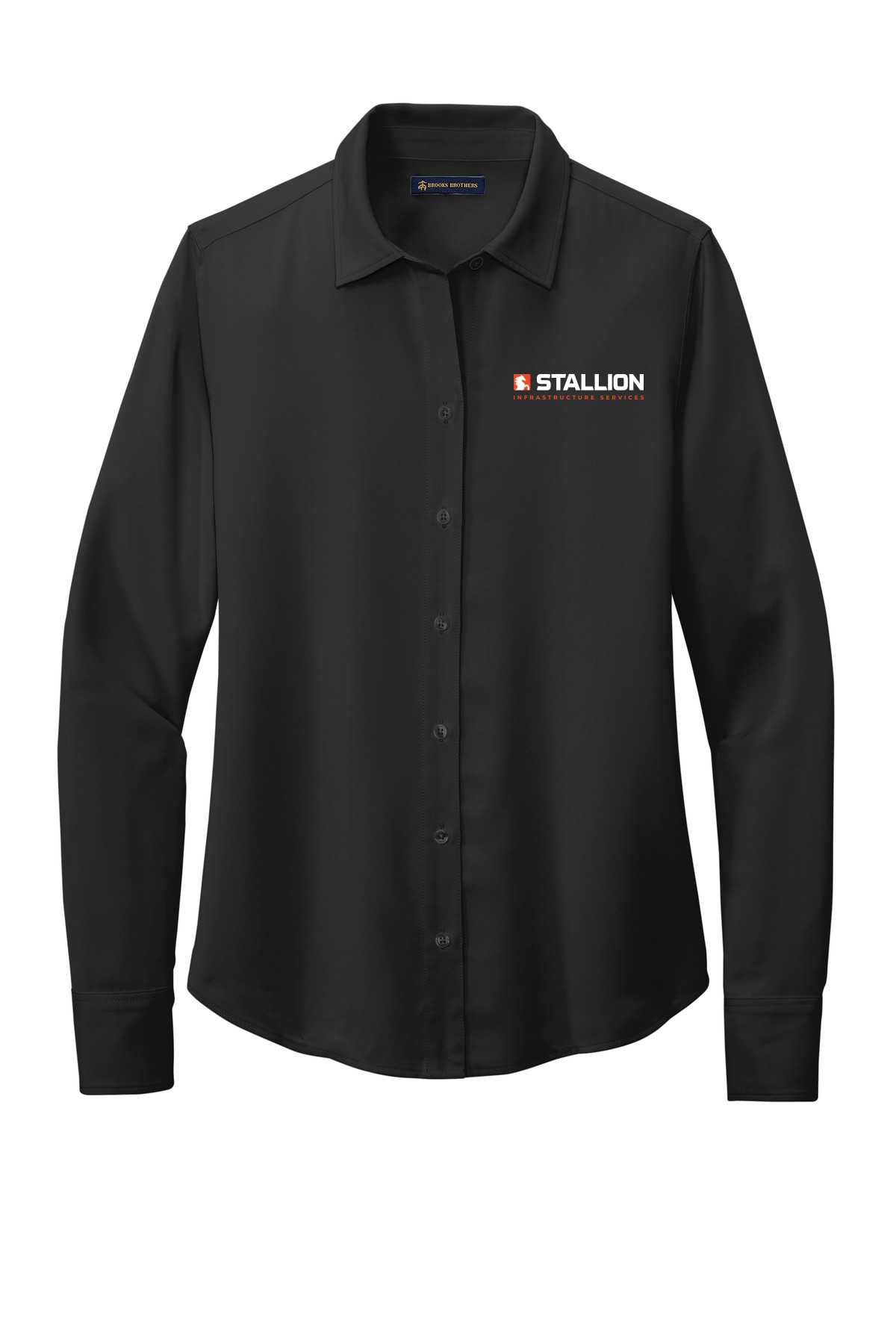 Brooks Brothers® Women's Full-Button Satin Blouse BB18007