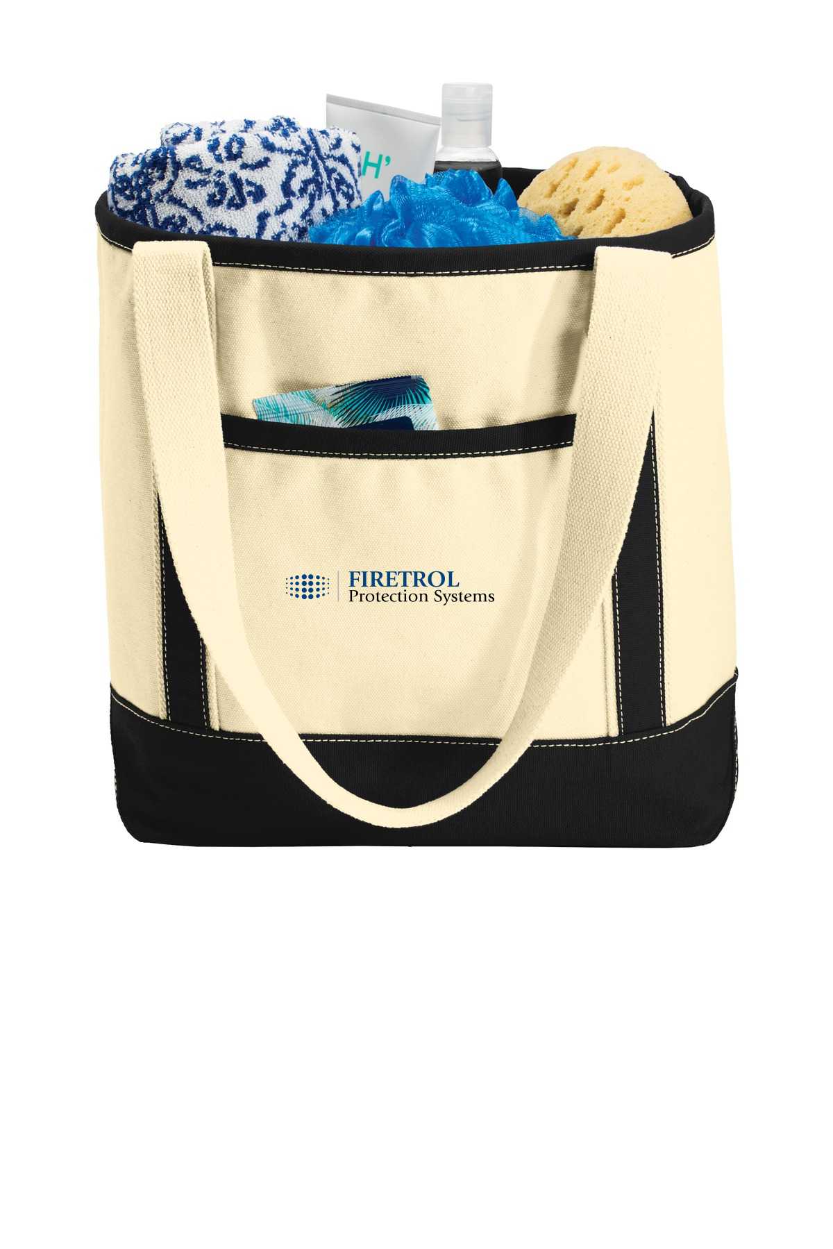 Port Authority® Medium Cotton Canvas Boat Tote. BG412