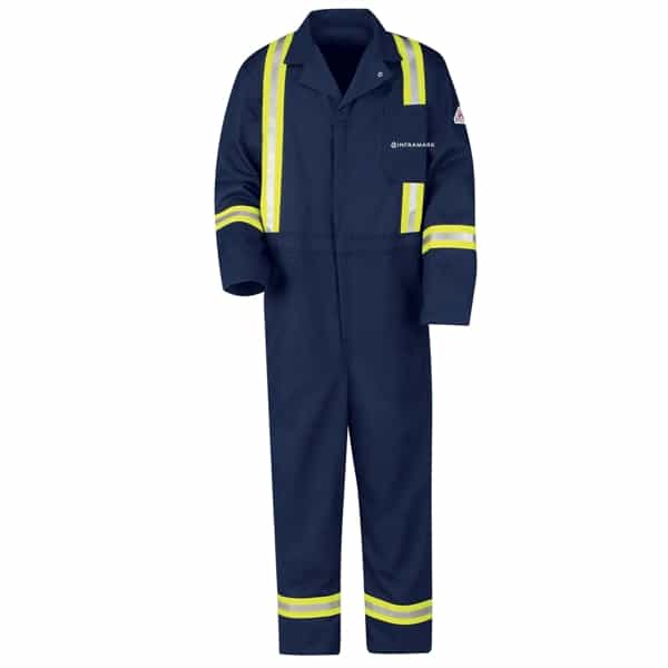 Bulwark Men's FR Classic Coverall with Reflective Trim CECT