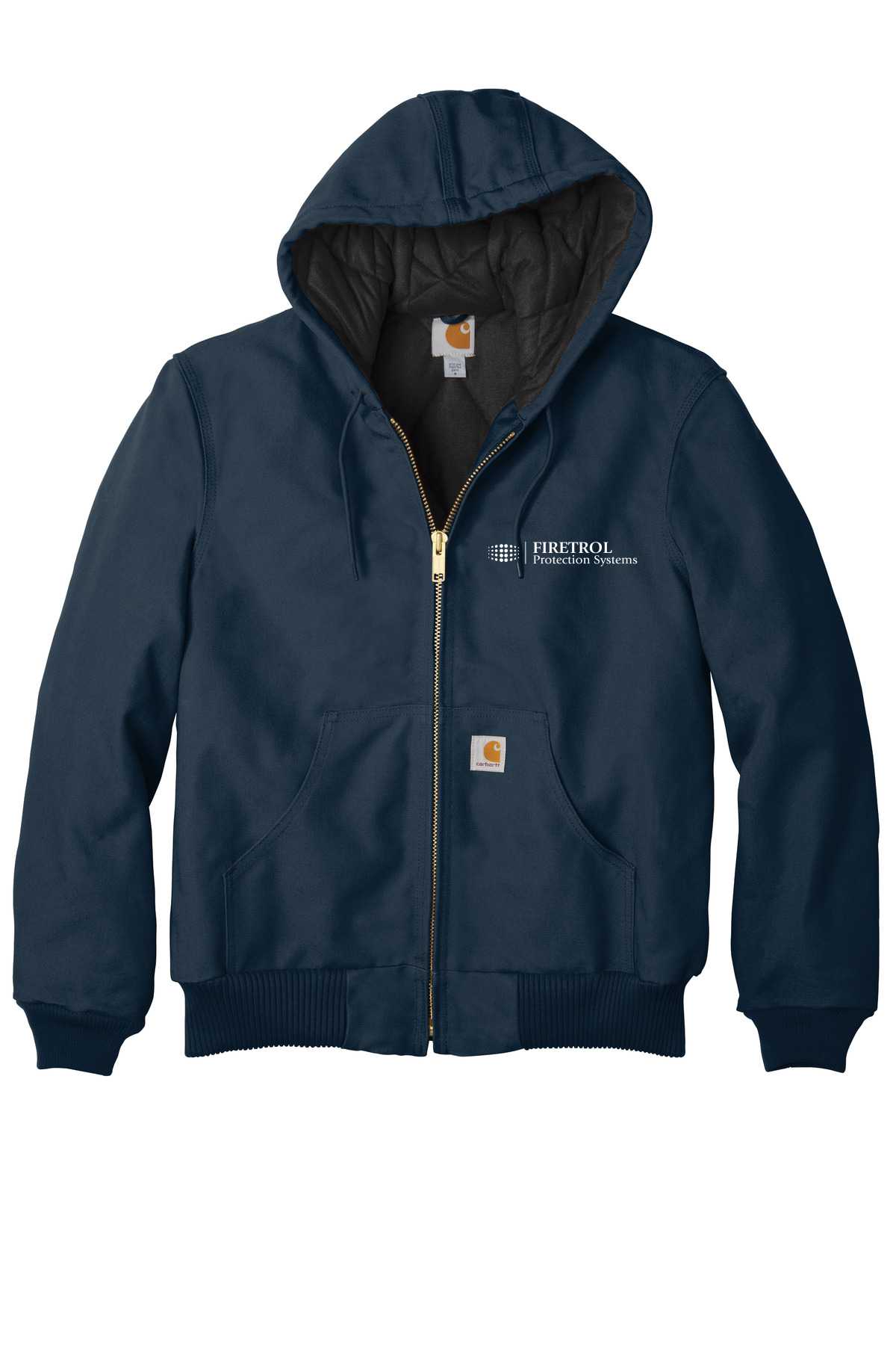Carhartt ® Quilted-Flannel-Lined Duck Active Jac. CTSJ140