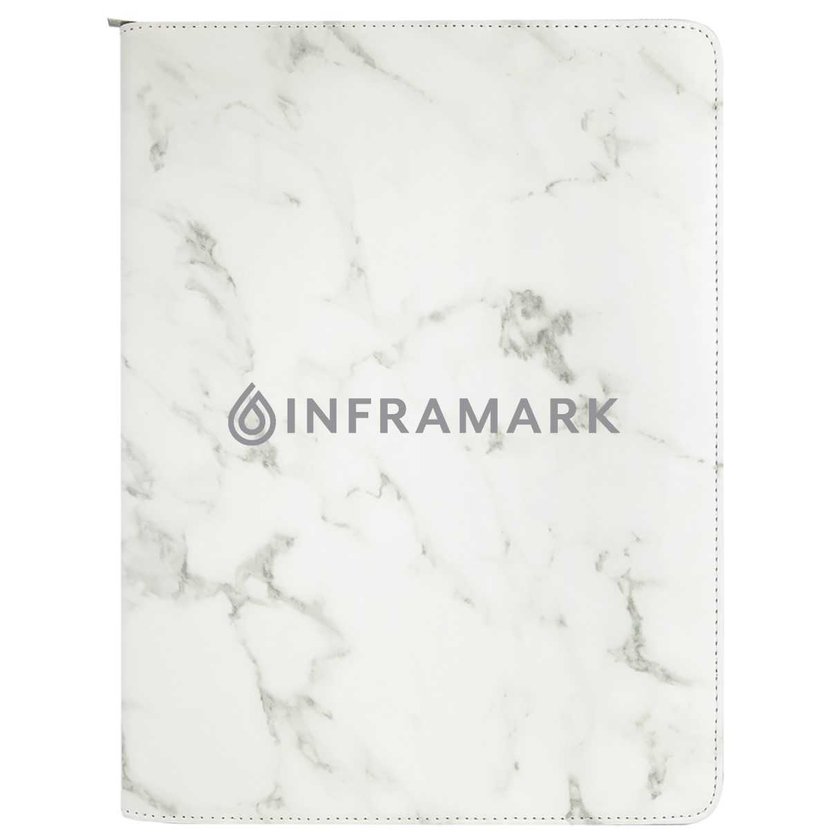 9 1/2" x 12" Leatherette Portfolio with Zipper & Notepad