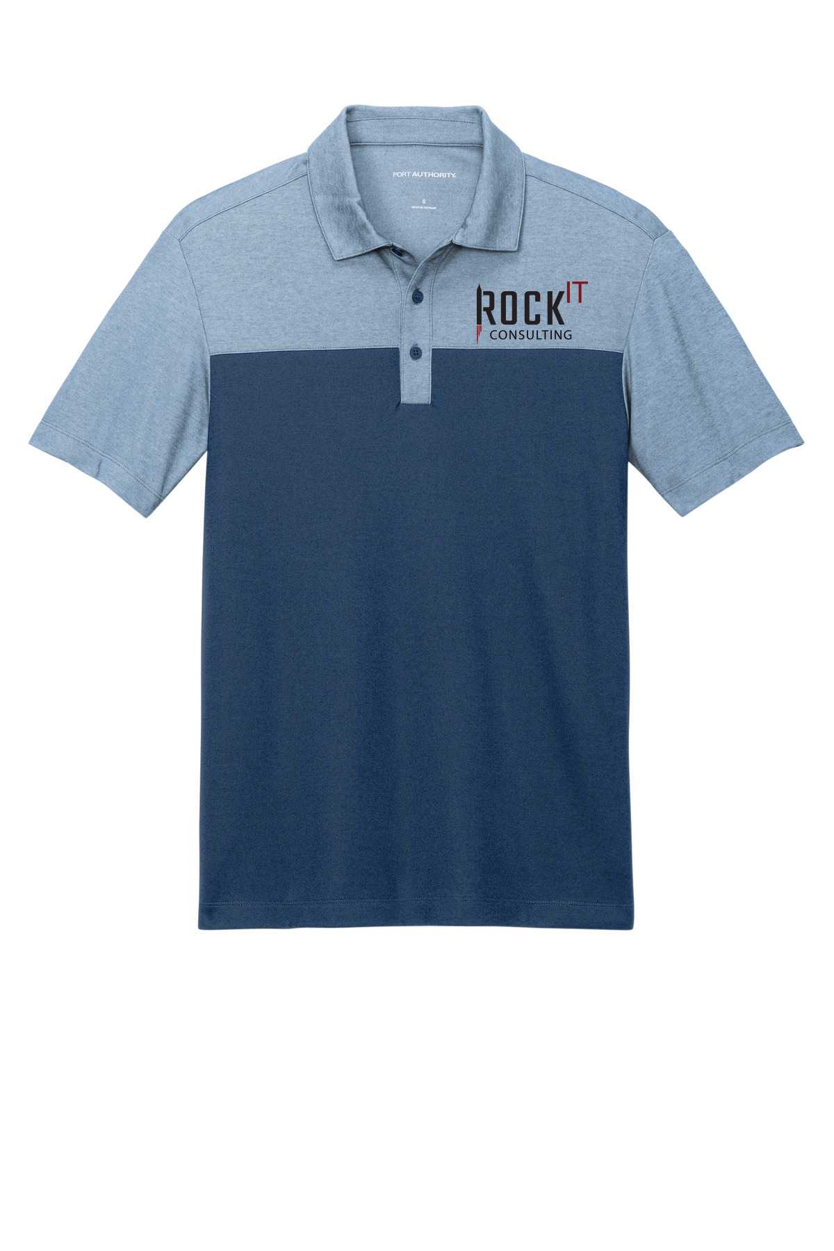 Port Authority® Fine Pique Blend Blocked Polo K831