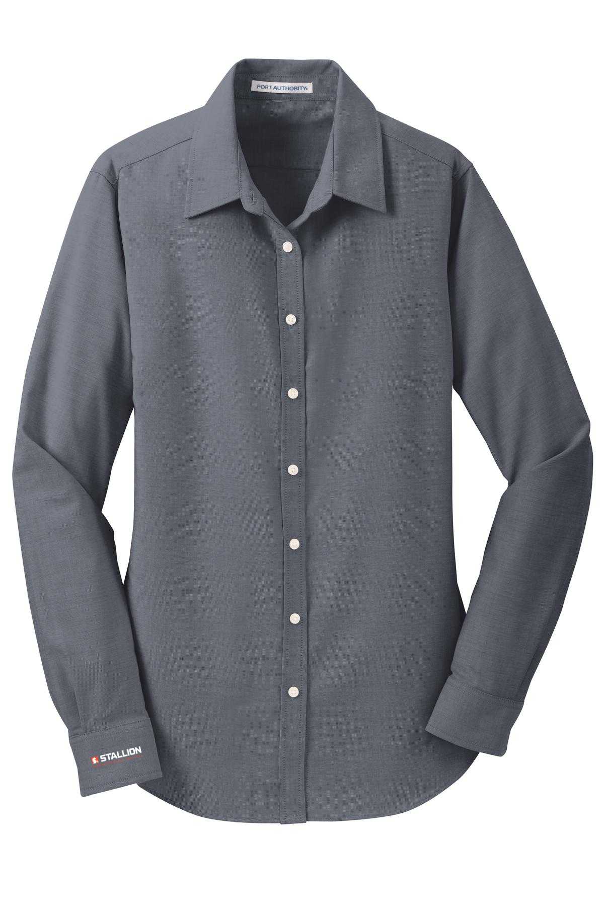 Port Authority® Ladies SuperPro™ Oxford Shirt. L658