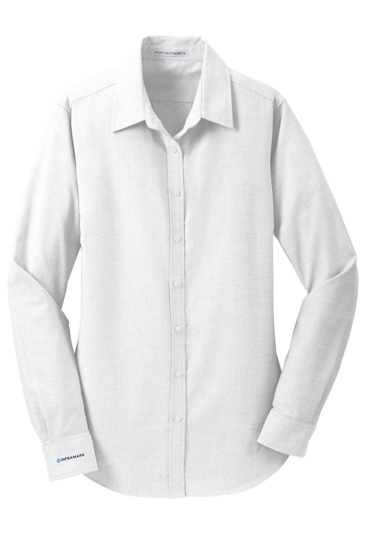 Port Authority® Ladies SuperPro™ Oxford Shirt. L658