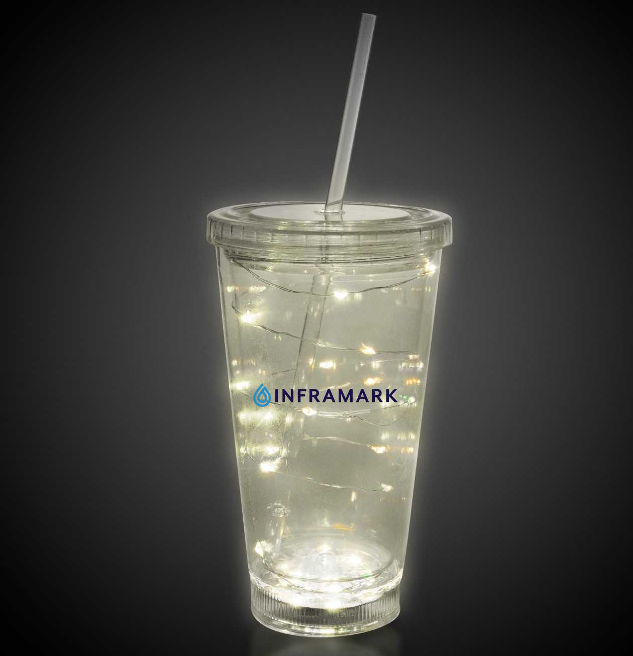 White String Light 16oz LED Cup
