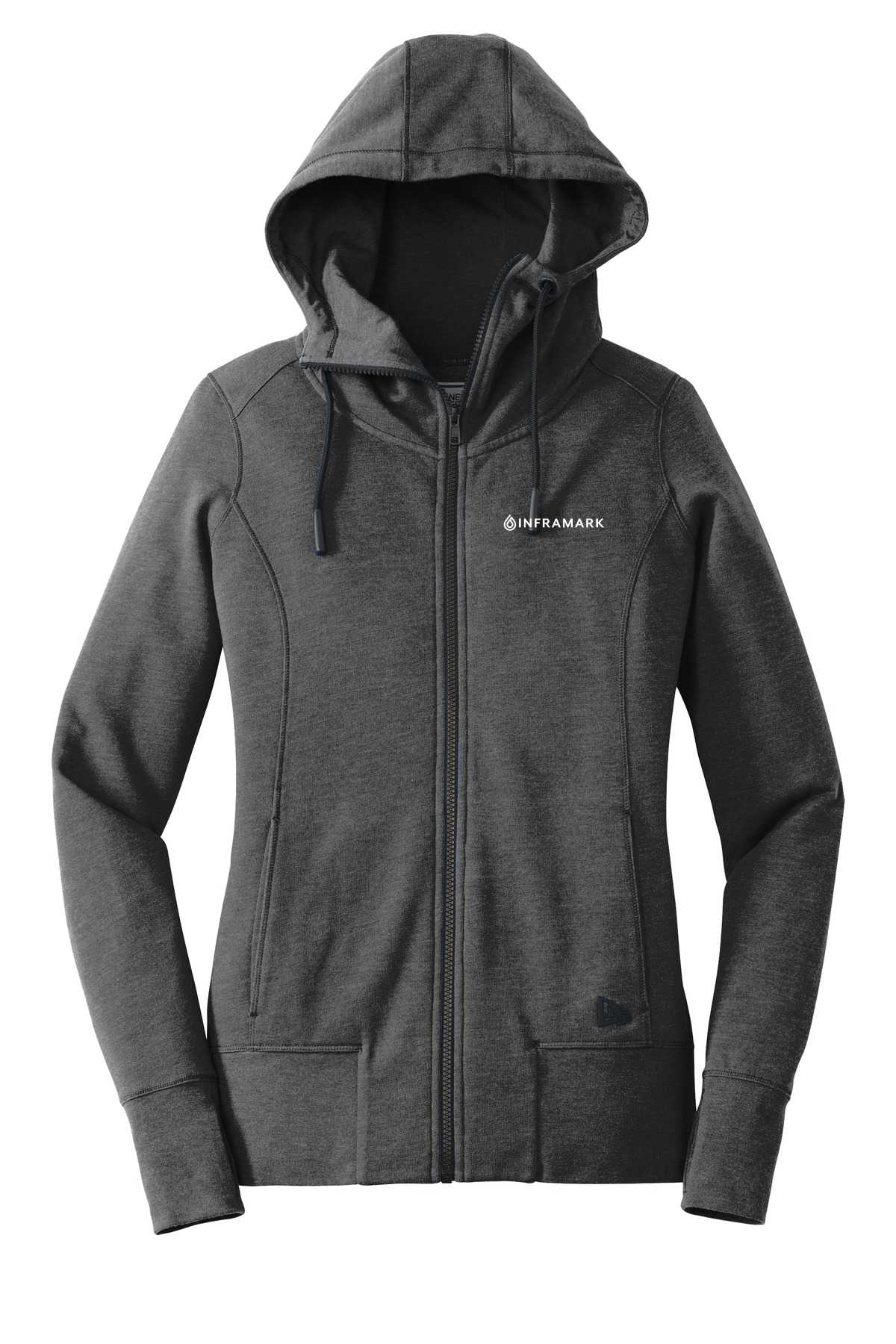 New Era ® Ladies Tri-Blend Fleece Full-Zip Hoodie. LNEA511