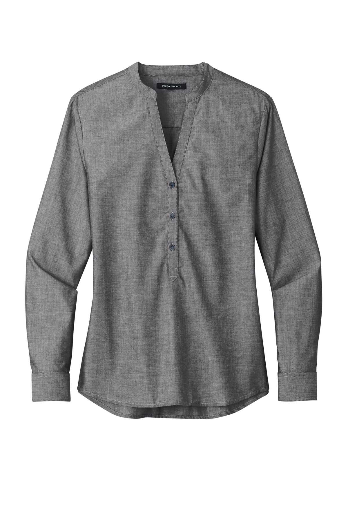 Port Authority® Ladies Long Sleeve Chambray Easy Care Shirt LW382