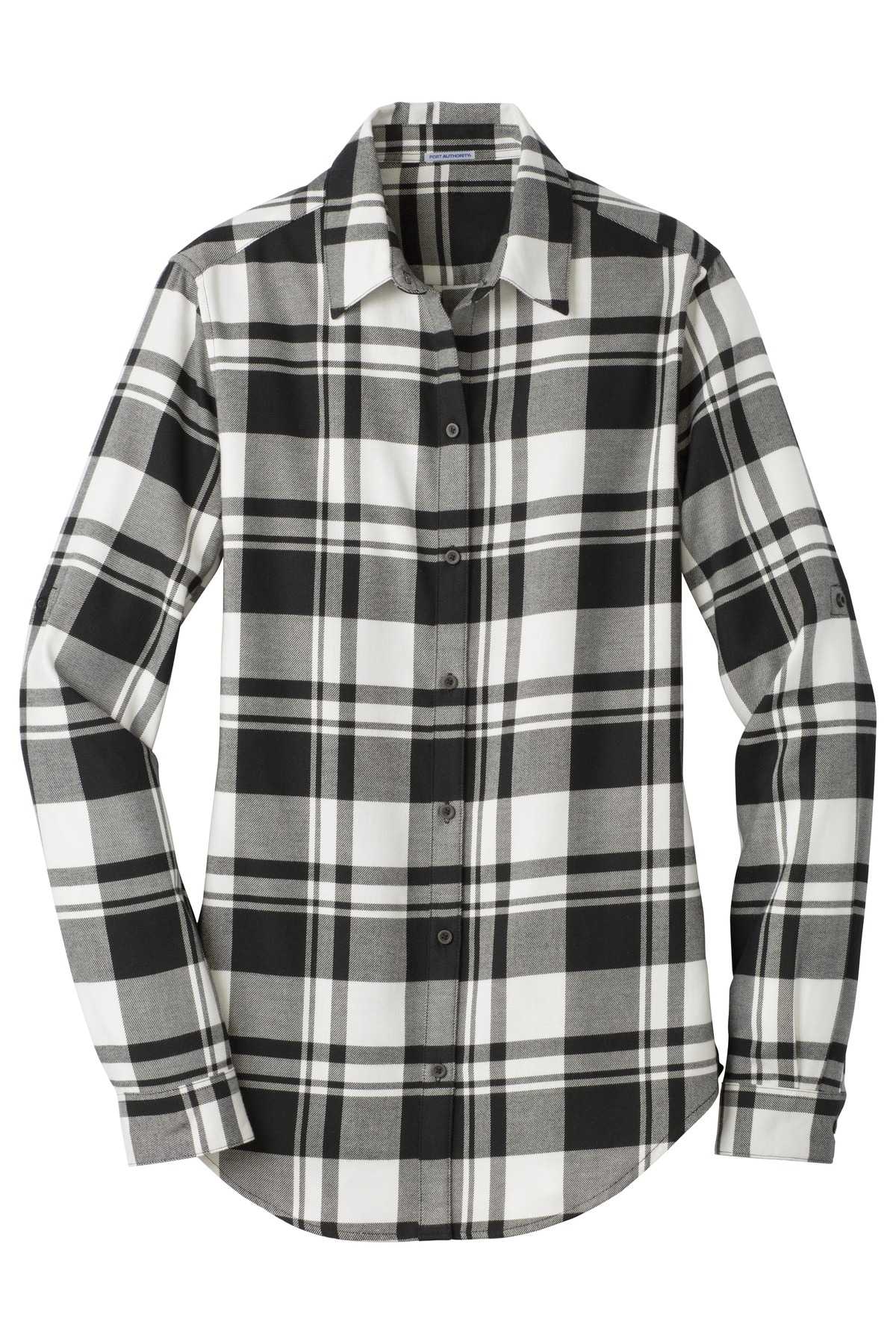 Port Authority® Ladies Plaid Flannel Tunic . LW668