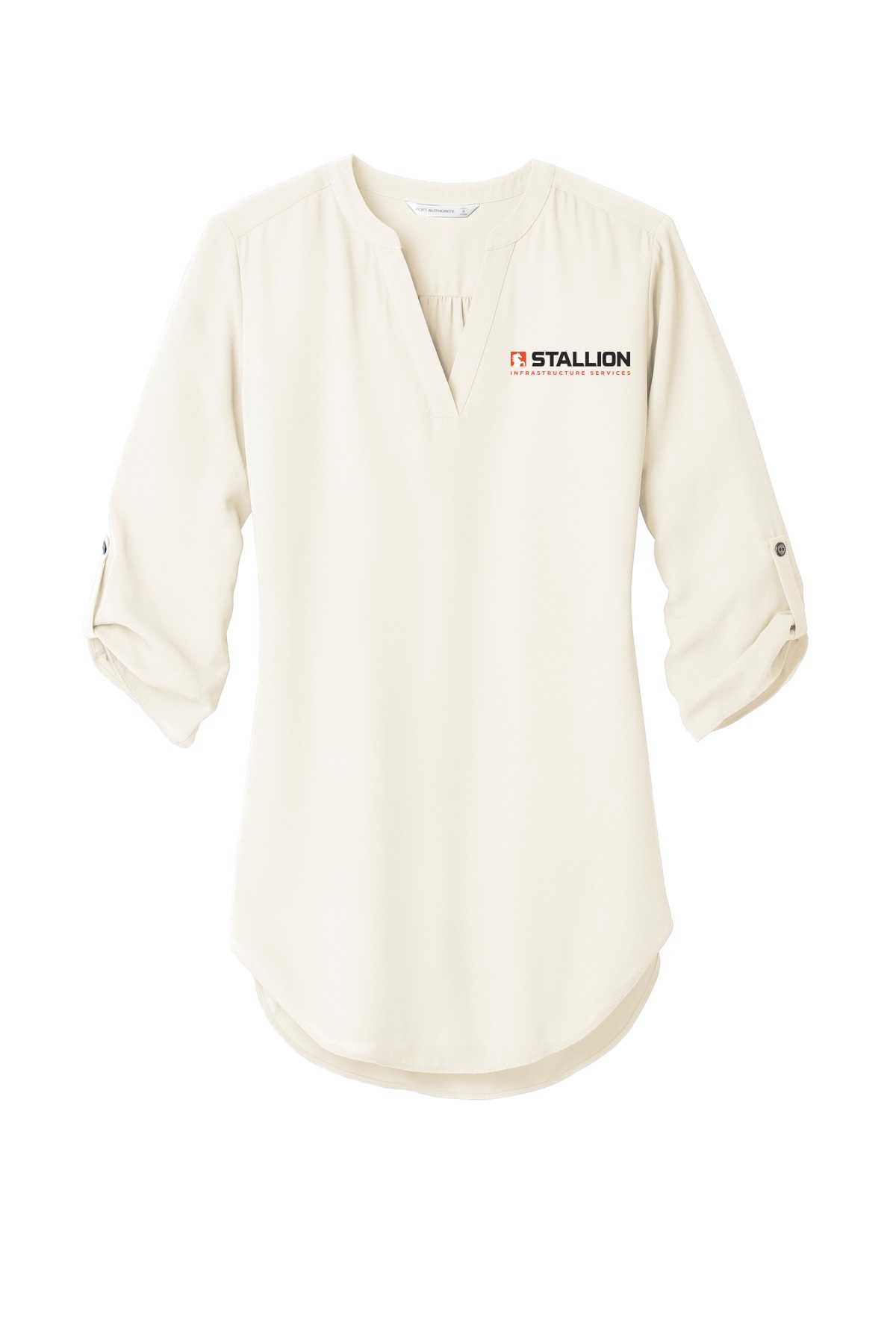 Port Authority® Ladies 3/4-Sleeve Tunic Blouse. LW701