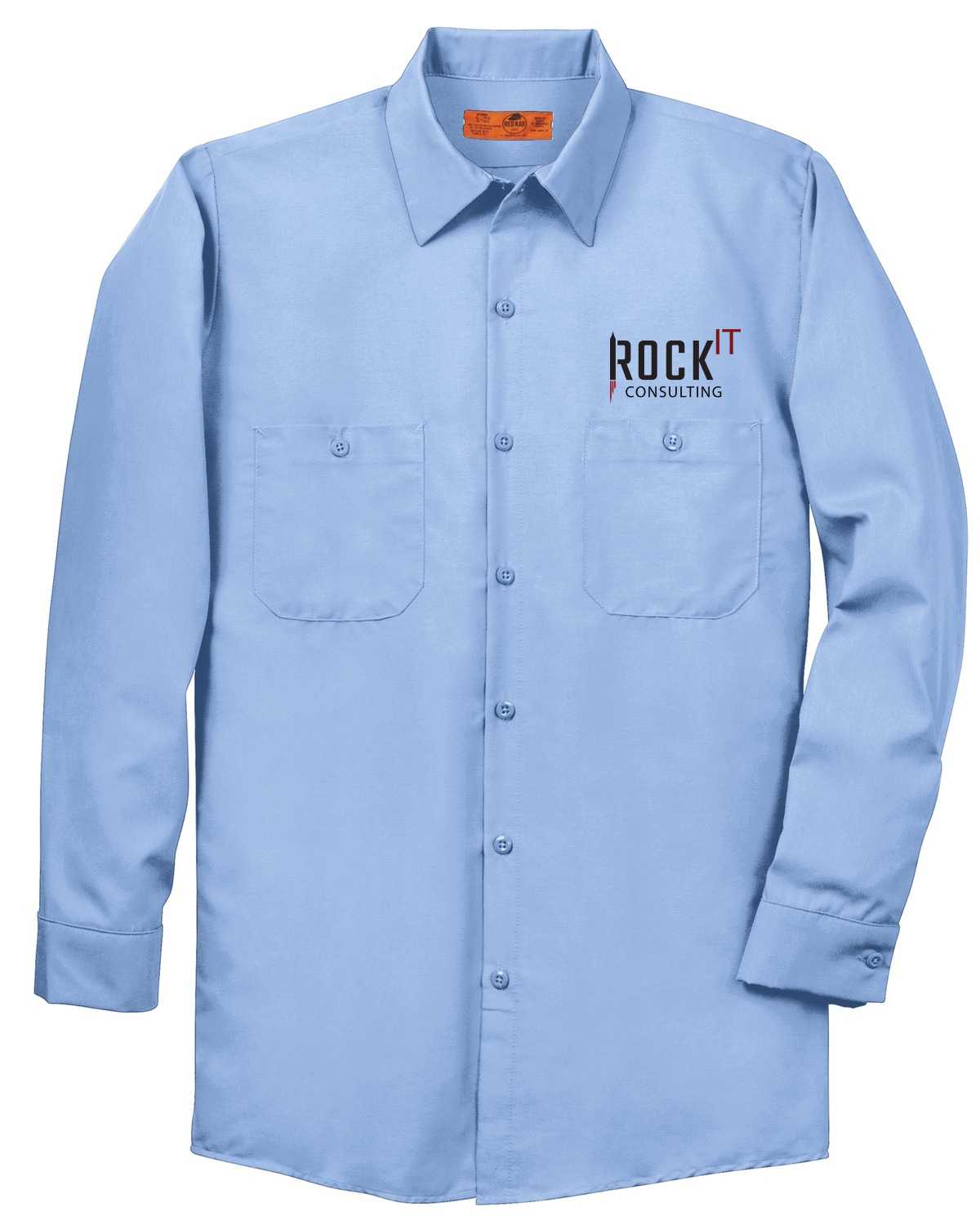 Red Kap® Long Sleeve Industrial Work Shirt.  SP14
