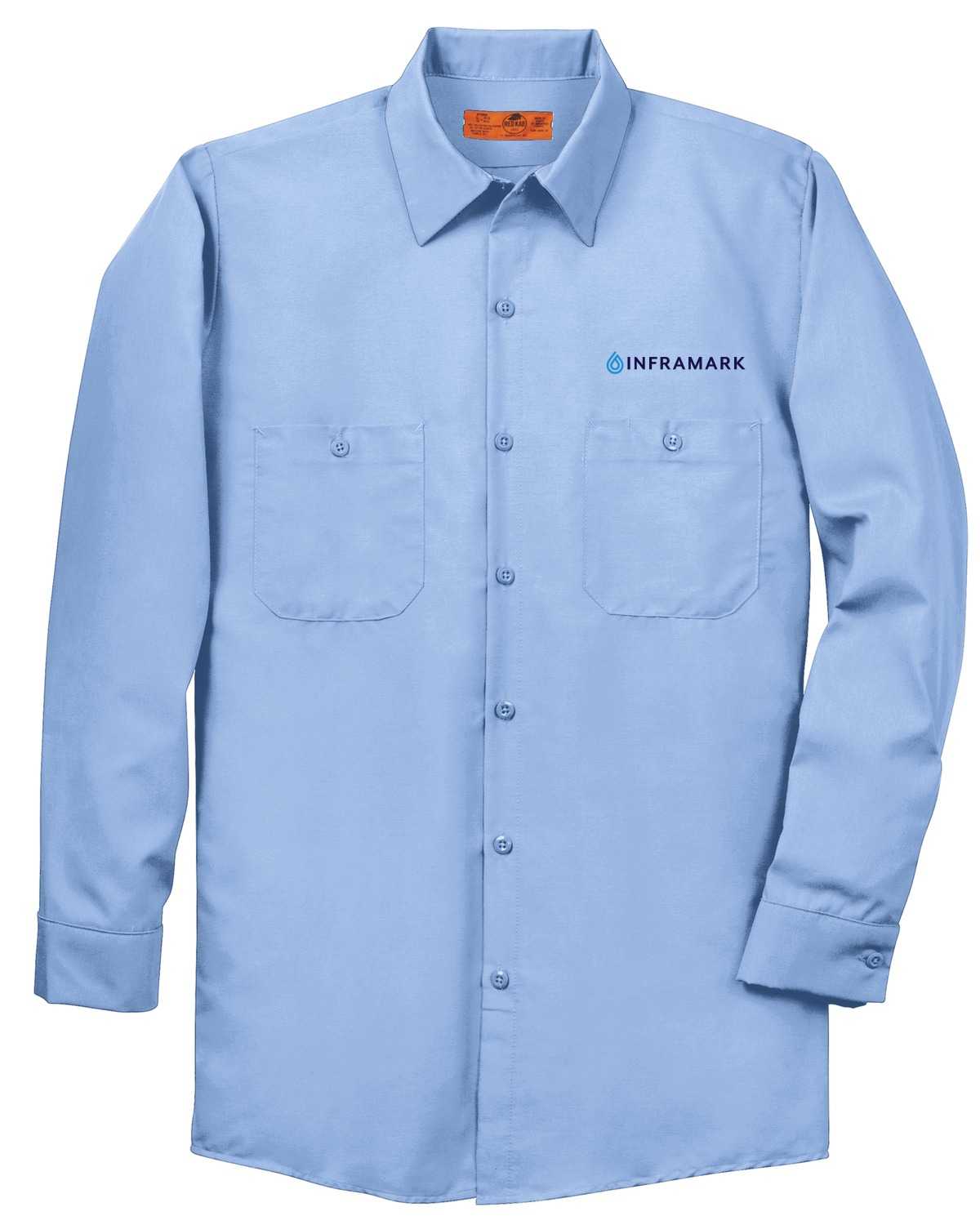 Red Kap® Long Sleeve Industrial Work Shirt.  SP14