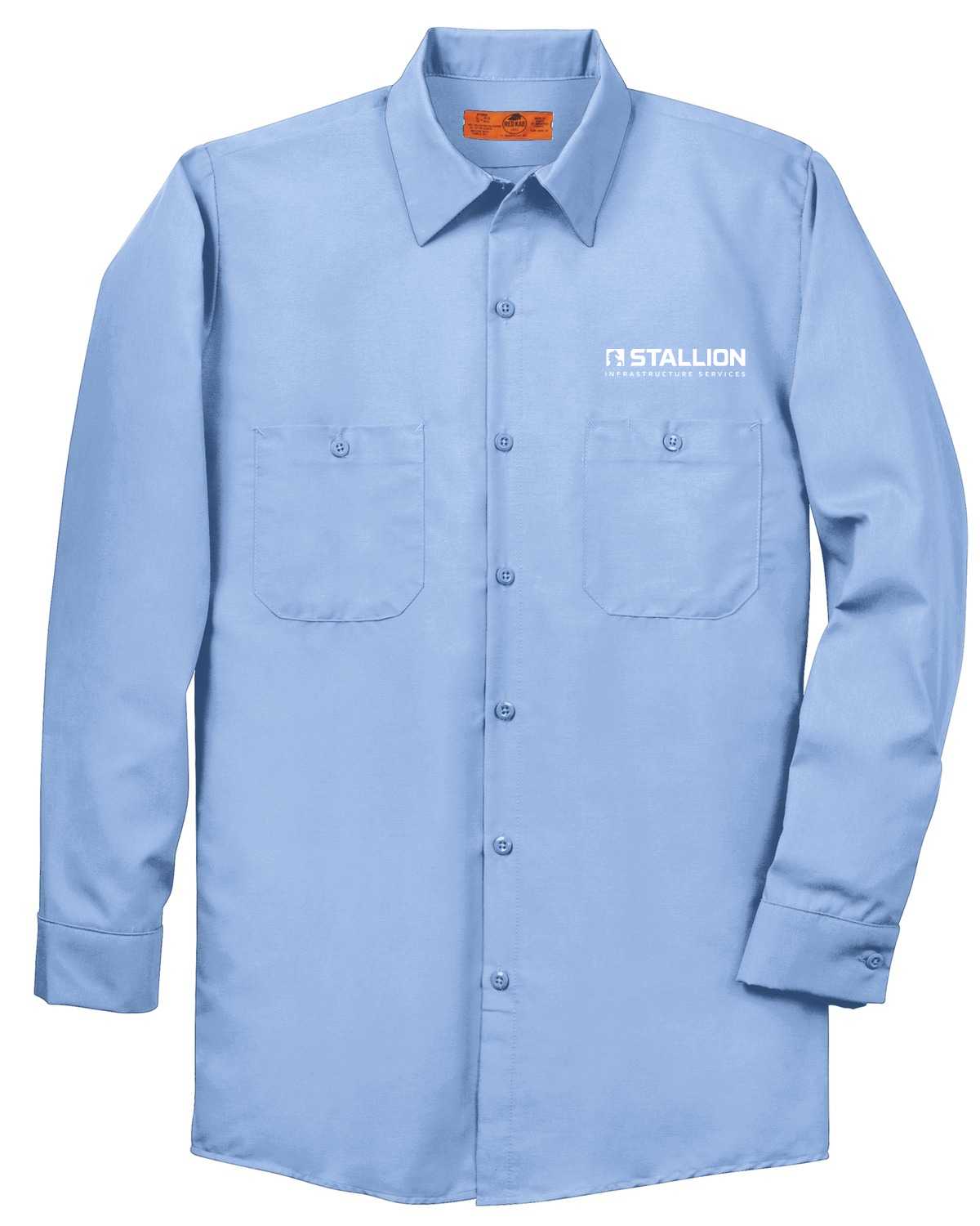 Red Kap® Long Sleeve Industrial Work Shirt.  SP14