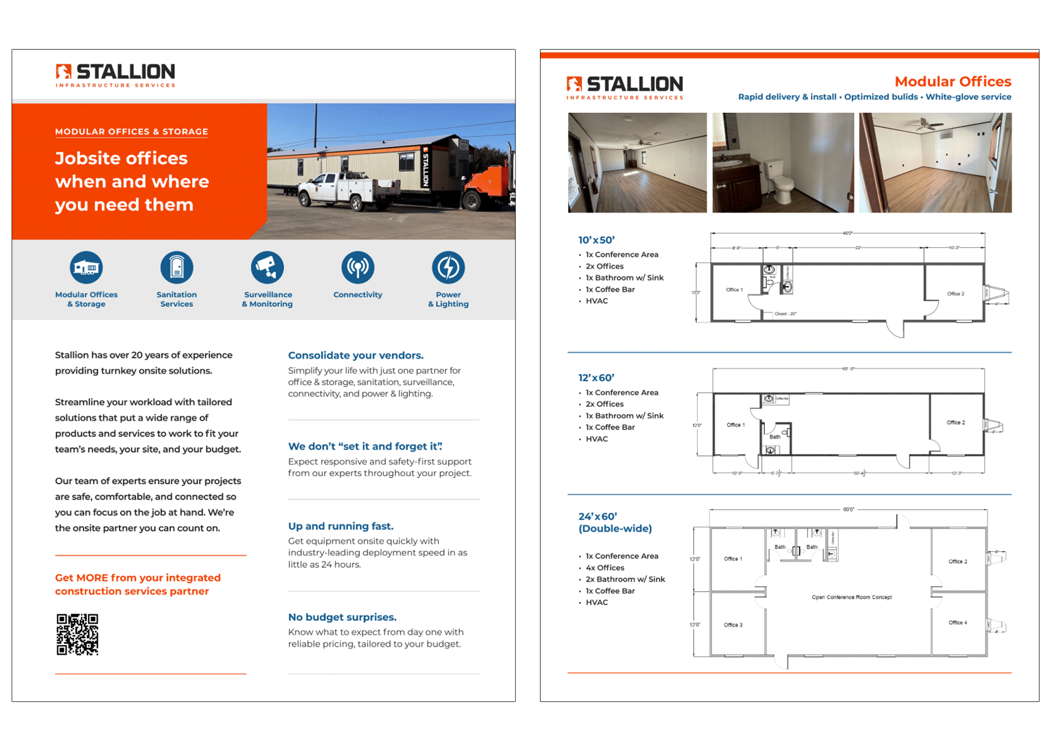 Stallion Modular Offices Brochure 10x50-12x60-24x60