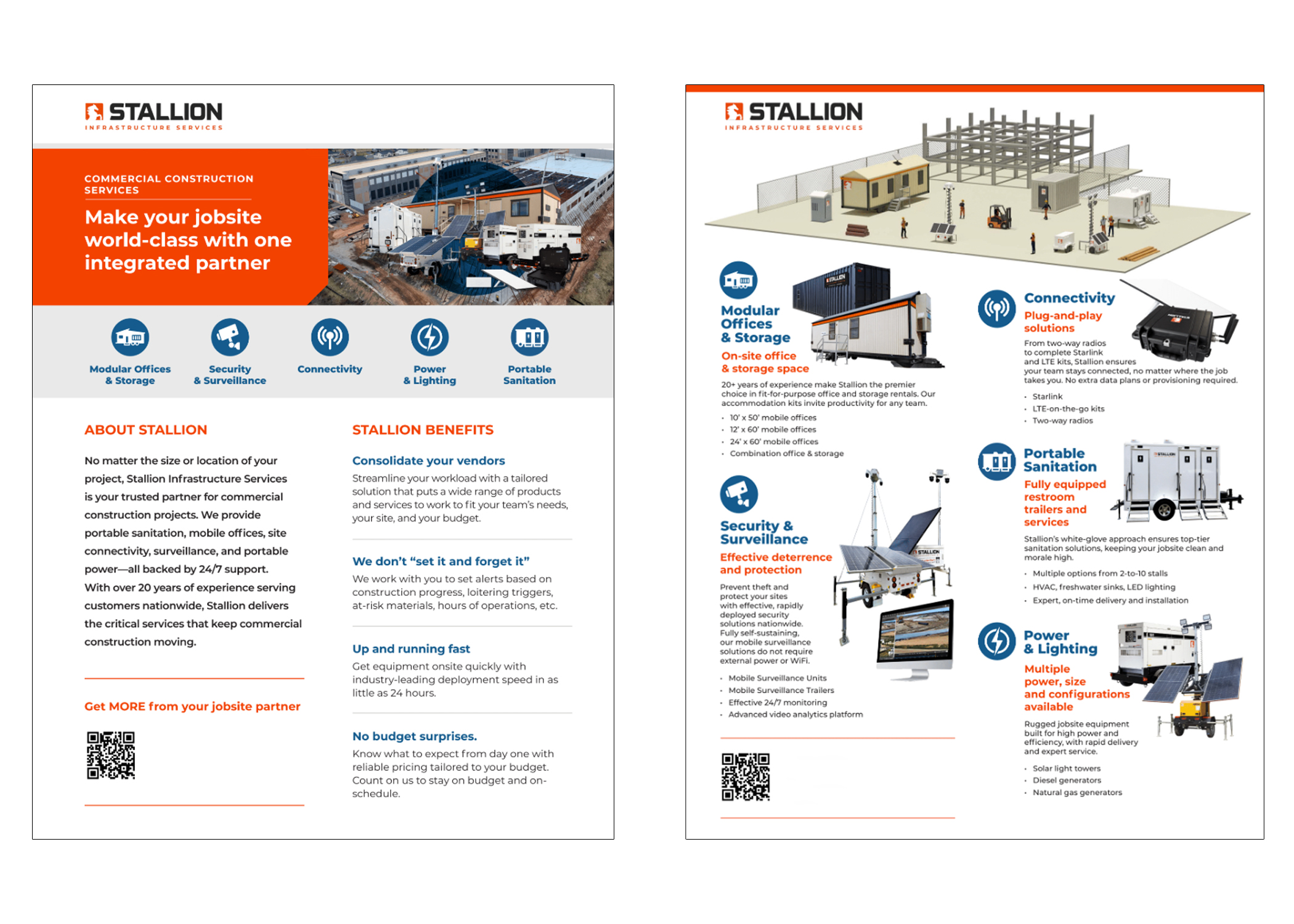 Stallion Commercial Construction Services Cut Sheet