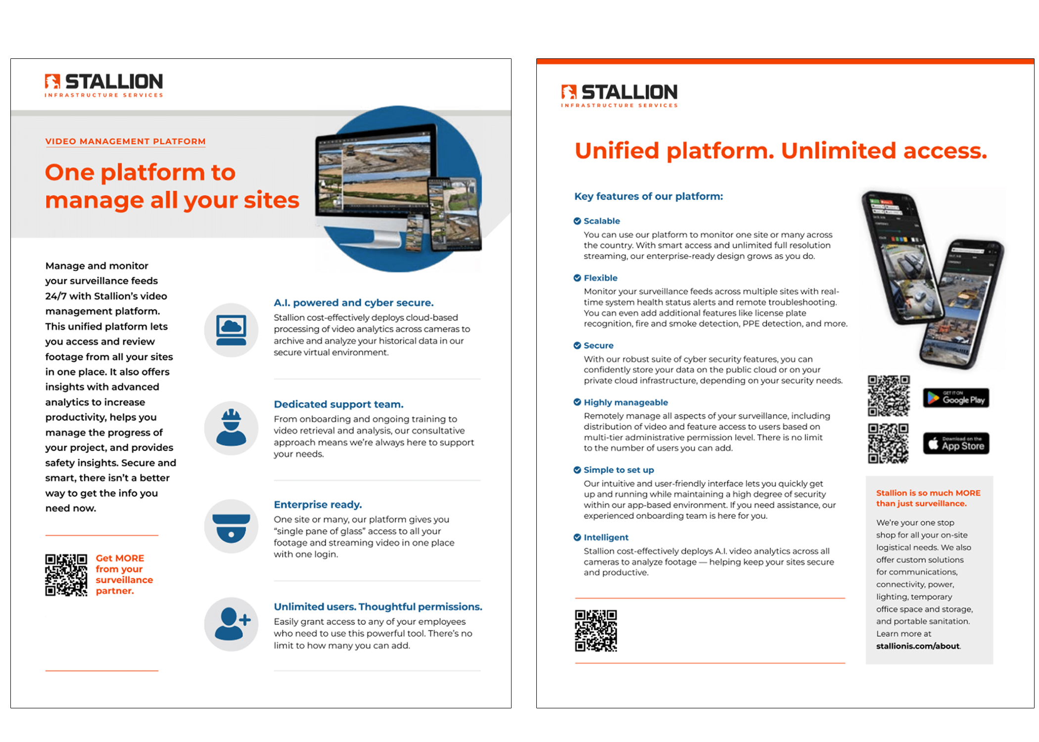 Stallion VMS Platform Cut Sheet